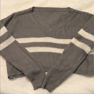 Sweater crop top